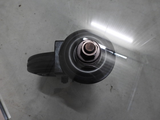 Image 1 of Gae Aulenti for Fontana Arte "Table with Wheels" Italy 1980