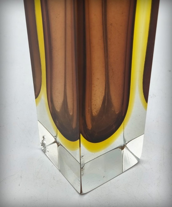 Image 1 of XXL Sommerso Vase By Flavio Poli, Murano, Italy, 1950s
