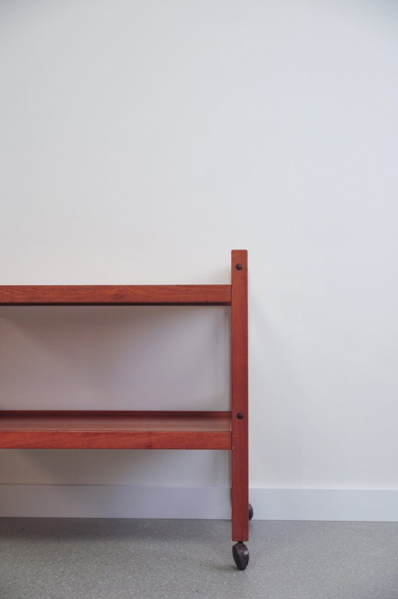 Carrello bar vintage in teak – Carrelli bar, Wood (photo 4 of 7)