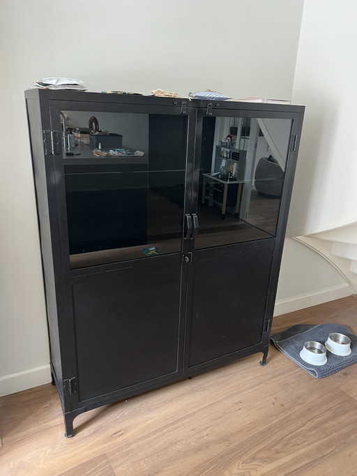 Display case metal Gigameubel black
