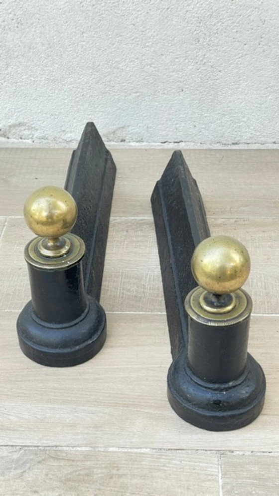 Alari Neoclassici GHISA e OTTONE – Oggetti decorativi, Brass, Cast Iron (photo 6 of 27)