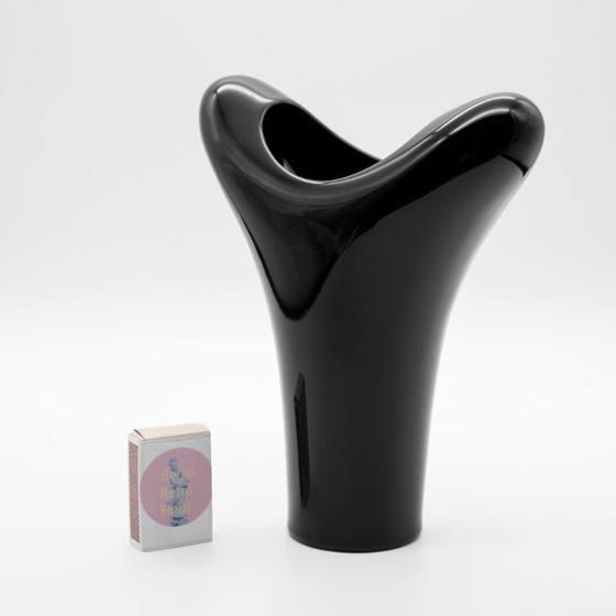 Image 1 of Vase et cendrier Rosenthal Studio Line Glossy Porcelaine Noire SPIRIT, Platt & Young