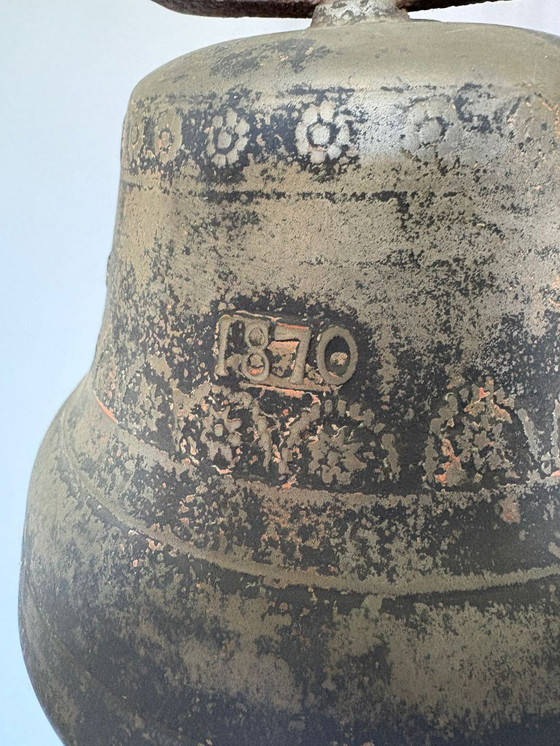 Image 1 of Antica campana in bronzo – Italia, 1870