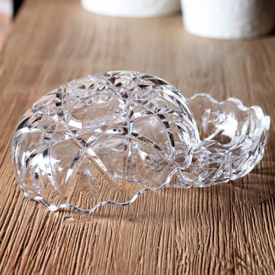 Image 1 of Porta caramelle in cristallo al piombo di metà secolo: bomboniera Courtenay Royal Rock