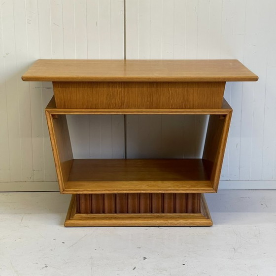 Image 1 of Midcentury vintage audio cabinet dressing table sewing cabinet Art Deco