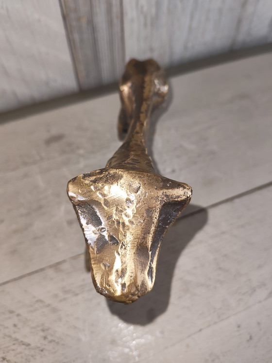 Image 1 of Bronzen beeldje stier