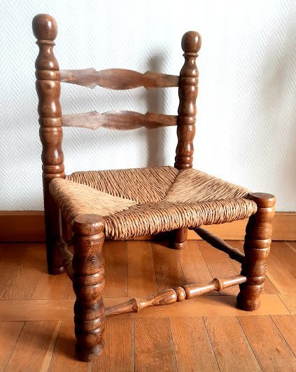 1940 low chair Dudouyt style