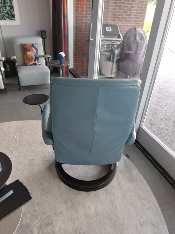 Stressless Verstellbarer relaxsessel – Leather, Wood (photo 5 of 5)