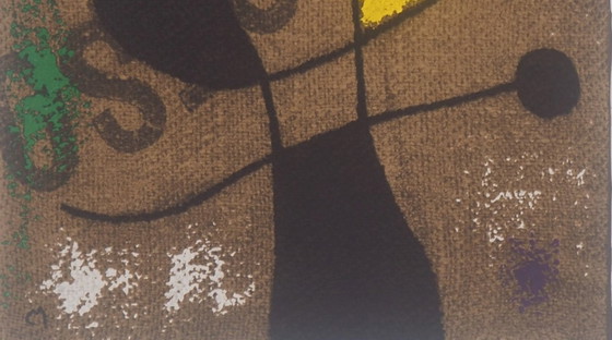 Joan Miró: Donna nel vento, litografia firmata – Litografie e stampe, Paper (photo 6 of 6)
