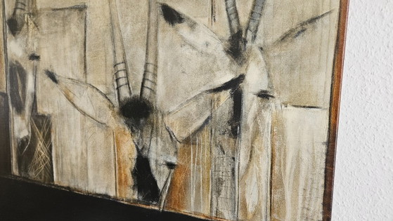Gemälde „Oryx“, Beate Emanuel, 2003 – Gemälde & Zeichnungen, Canvas (photo 5 of 6)