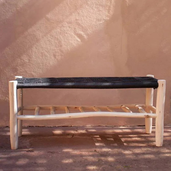 Panca nera con ripiano – Panche, Legno (photo 2 of 5)