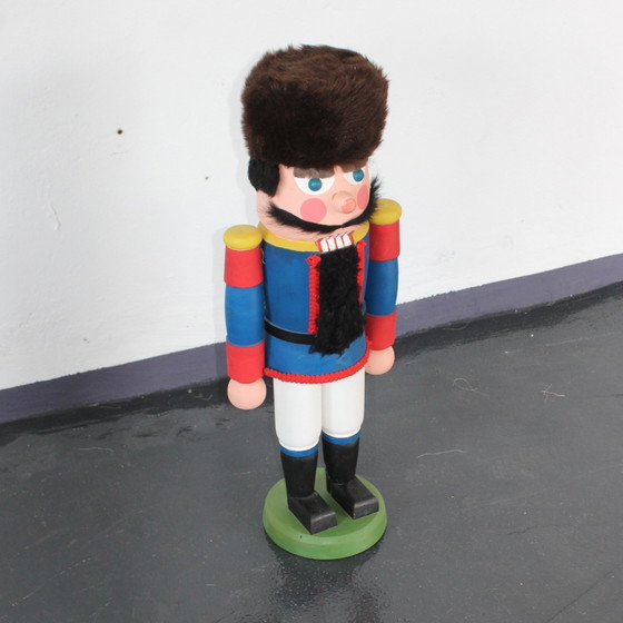 Image 1 of Nutcracker soldier hand-painted Erzgebirge