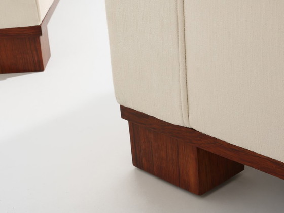 Image 1 of Paire de fauteuils club modernistes en palissandre, Jacques Adnet, 1931