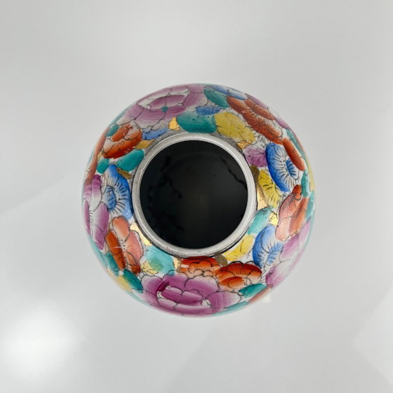 Image 1 of Vintage Chinese glazed porcelain vase, 1950/70