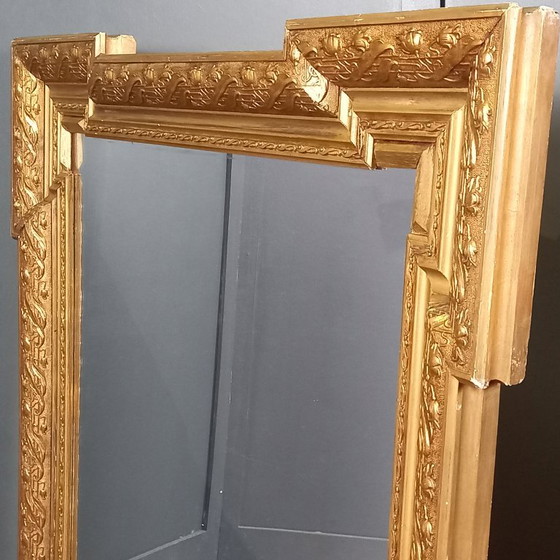 Antique Napoléon III-style Mirror – Early 20th Century – Wood (photo 10 of 12)