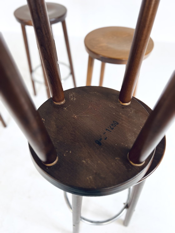 Image 1 of 6x sgabelli da bar brutalisti anni '70