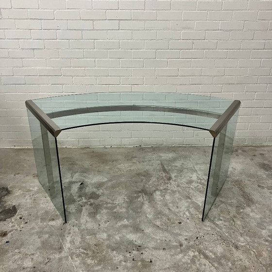 Image 1 of Gallotti & Radice Schreibtisch aus Glas