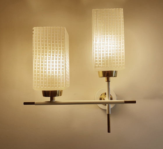 Image 1 of 2X Architectonic Vintage Wall Lights