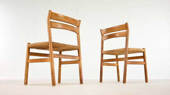 Image 1 of Børge Mogensen, set van 6 BM-1 stoelen voor C.M Madsens Møbelfabrik
