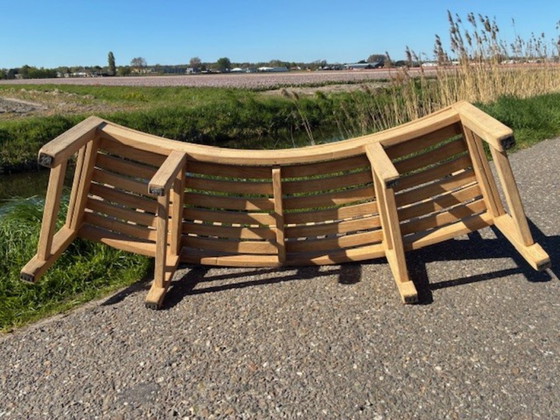 Image 1 of Hochwertige, robuste Gartenbank aus Teakholz – Teak&Garden – neuwertig
