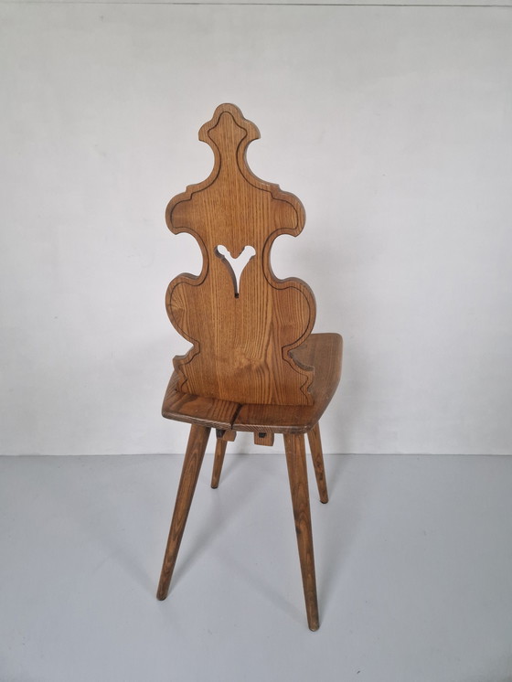 Image 1 of Vintage Brutalist Tiroler Chair