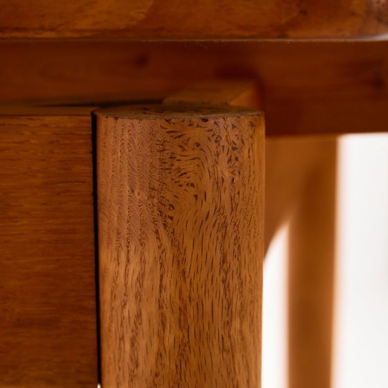 Image 1 of MK11104 Table de salle à manger restaurée en teck et chêne