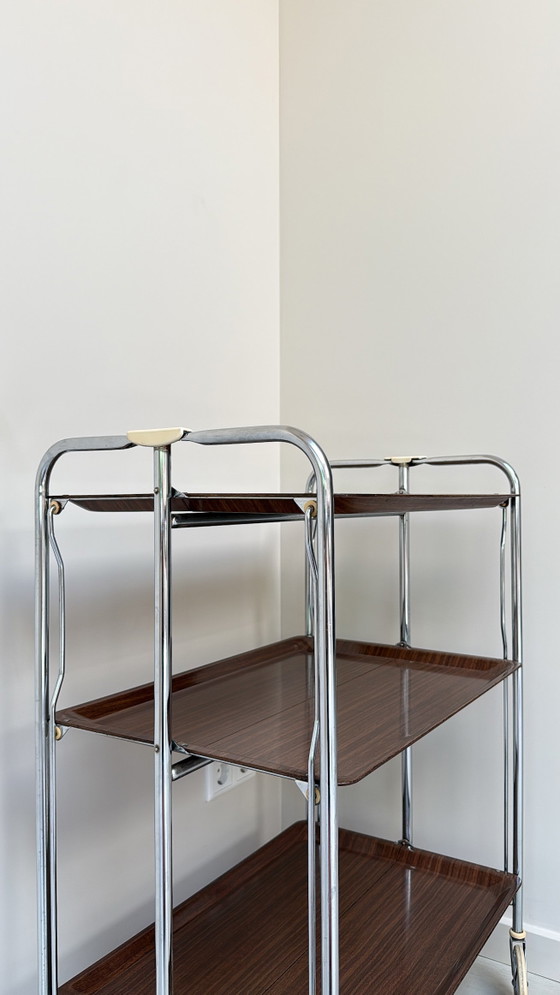 Image 1 of Carrello/carrello di servizio vintage Gerlinol Dinett