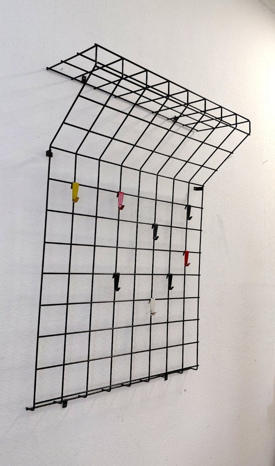 Image 1 of Armadio a muro in filo metallico Karl Fichtel anni '60