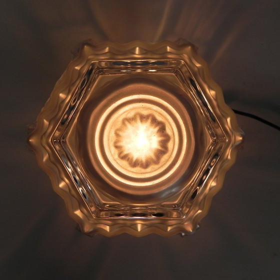 Image 1 of Plafonnier Art Déco, modèle gratte-ciel, Muller Frères par Francis Hubert, années 1930