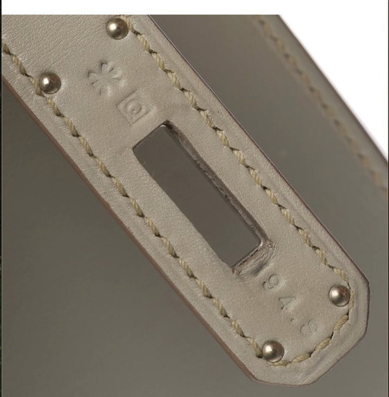 Image 1 of Borsa HERMES Kelly 32 in cuoio grigio - 103303