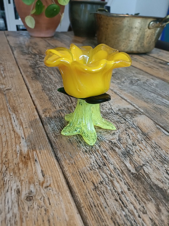 Image 1 of Portavelas de cristal Mirhò