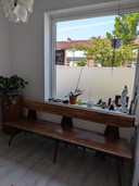 Minimalist mid-century bench by Jakob Kielland-Brandt