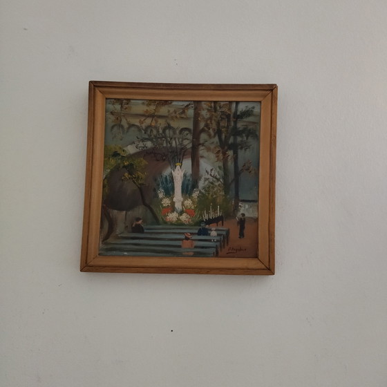 Image 1 of Pittura naif. Lourdes