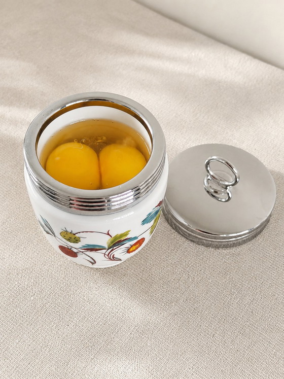 Set di 2 portauova vintage Royal Worcester in porcellana, provenienti dall'Inghilterra. – Royal Worcestet (photo 4 of 6)