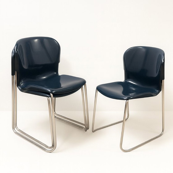 Image 1 of Sedia retrò Drabert SM400K, Germania Ovest, anni '80, set di 2