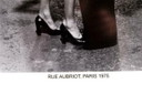 Helmut Newton « Rue Aubriot II » | Affiche en noir et blanc