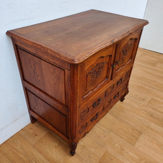 Image 1 of Cassettiera vintage Queen Ann, mobile bar, mobile hi-fi, cassettiera