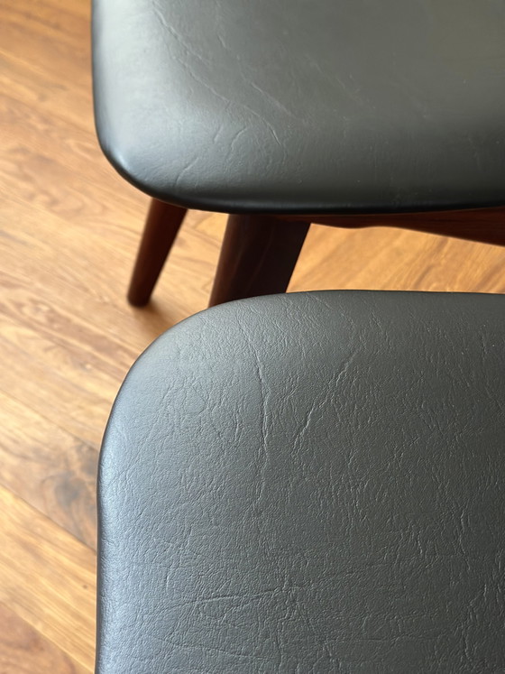 Image 1 of Set 4 vintage stoelen Louis van Teeffelen jaren 50/60/70