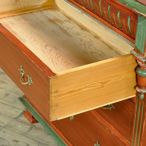 Grenen Ladekasten, Circa 1925 – Wood, Brass (photo 6 of 12)