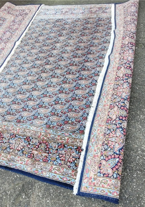 Image 1 of Antiker Kerman Kirman 370x270cm handgeknüpft Premium Qualität Meisterwerk persischer Handwerkskunst  Perserteppich Orientteppich