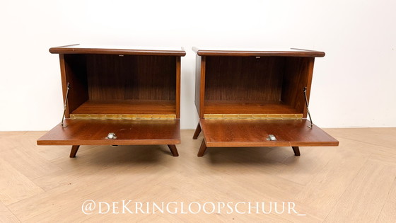 2x tables de nuit vintage Louis Van Teefelen – Louis van Teeffelen, Wood (photo 11 of 11)