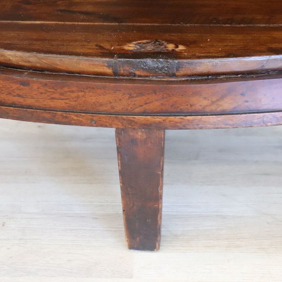 Paire d'armoires d'angle anciennes en noyer massif, Italie, XVIIIe siècle – Armoires de rangement, Wood (photo 10 of 20)