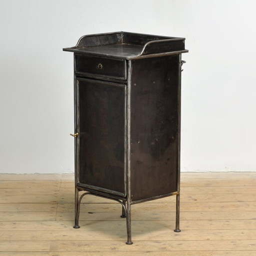 Iron Bedside Table, 1910s