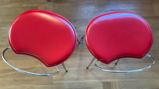 Cattelan Italia Barhocker (2x) – Chrom, Skai (photo 3 of 9)