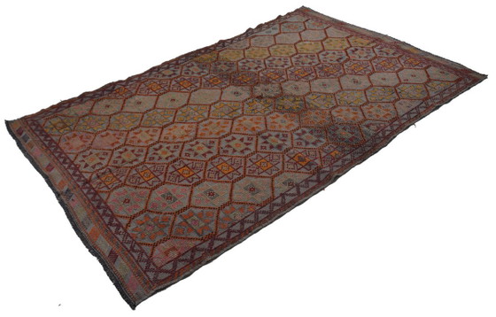 Vintage Anatolian Yoruk Kilim 284 × 170 cm – Handwoven Geometric Wool Rug – Rugs & carpets (photo 8 of 10)