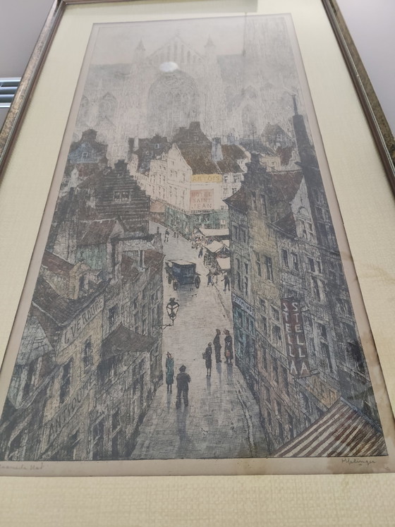 Image 1 of Han Jellinger " Vlaams dorp"