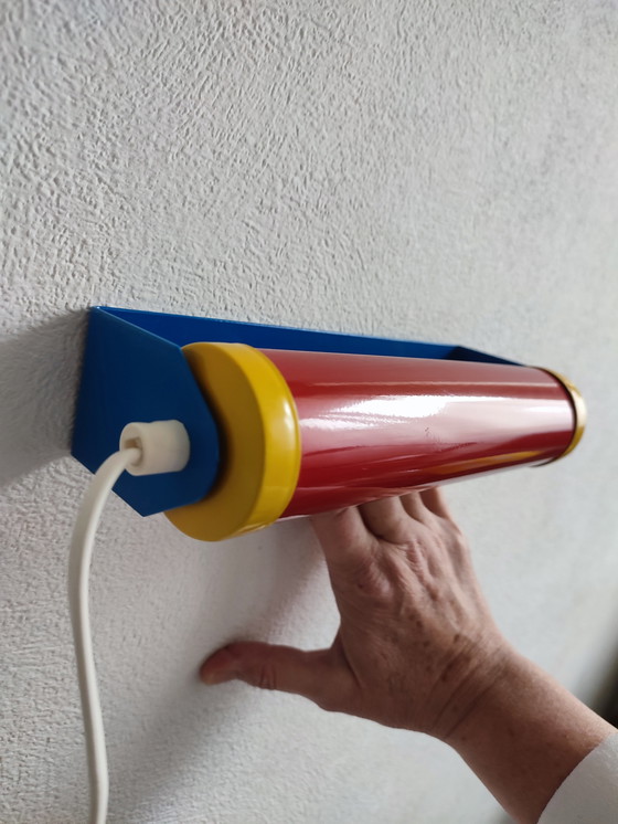 Image 1 of Vintage Ikea Memphis Stijl Wandlamp Wandlamp