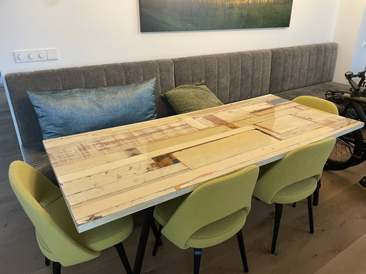 Table de salle à manger en deux parties