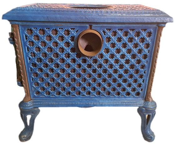 Estufa decorativa antigua Godin Chauffette n.º 299, 57x33x51cm – Objetos decorativos, Cast Iron (photo 3 of 7)