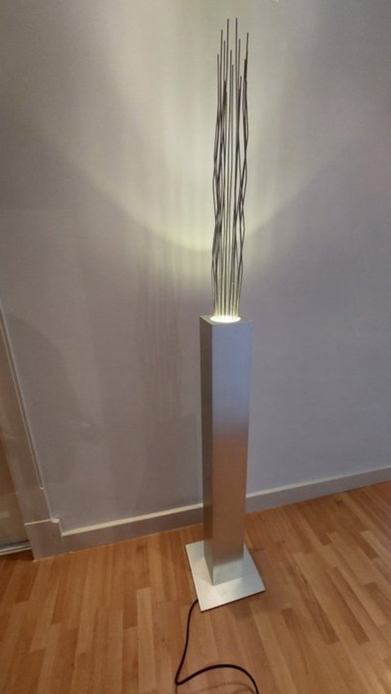 Image 1 of Quasar Emily Design Vloerlamp - Dimbaar/aluminium/RVS